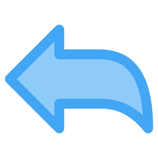 Reply Generic Blue icon