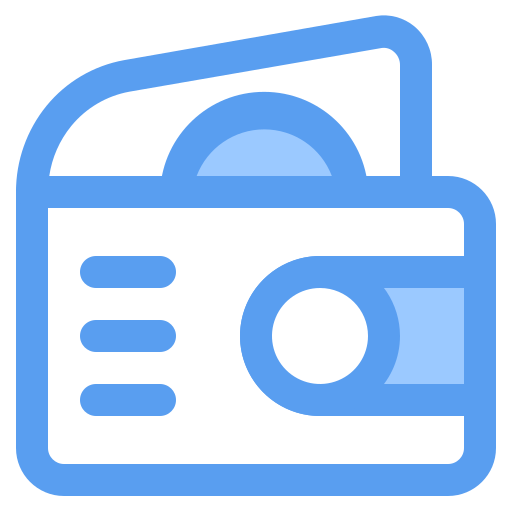 Wallet Generic Blue icon