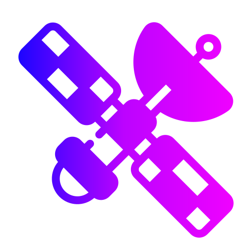 estación de satélite icono gratis