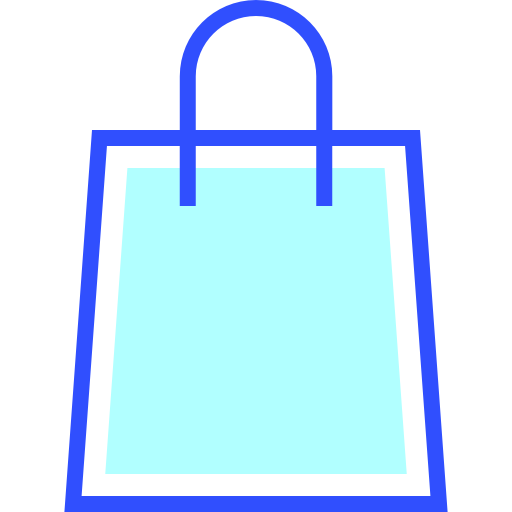 Shopping bag Inipagistudio Lineal Color icon