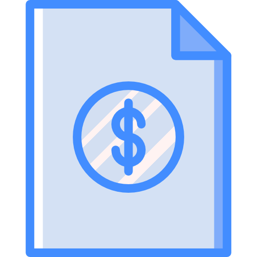 Dollar Basic Miscellany Blue icon