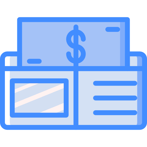 Wallet free icon
