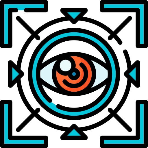 escáner ocular icono gratis