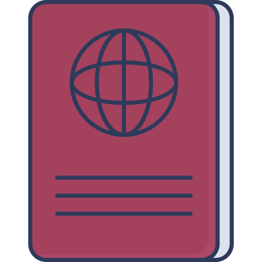 pasaporte icono gratis