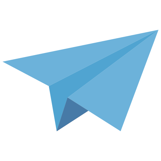 Paper plane icon Dinosoft Flat