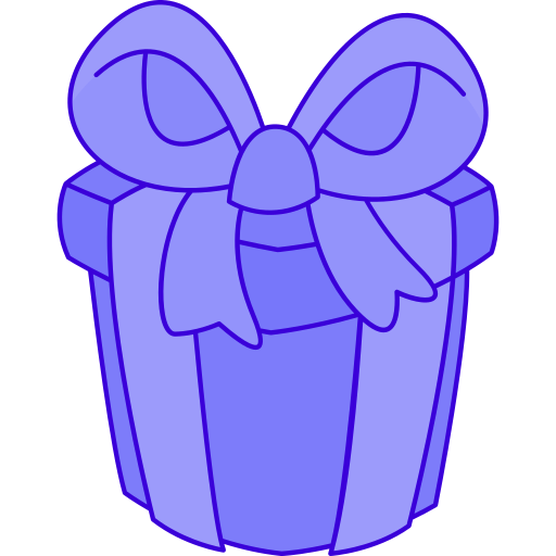 caja de regalo icono gratis