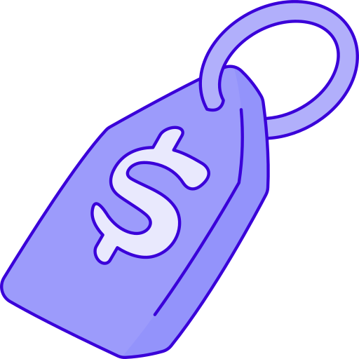 etiqueta de precio icono gratis