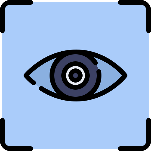 escaneo ocular icono gratis