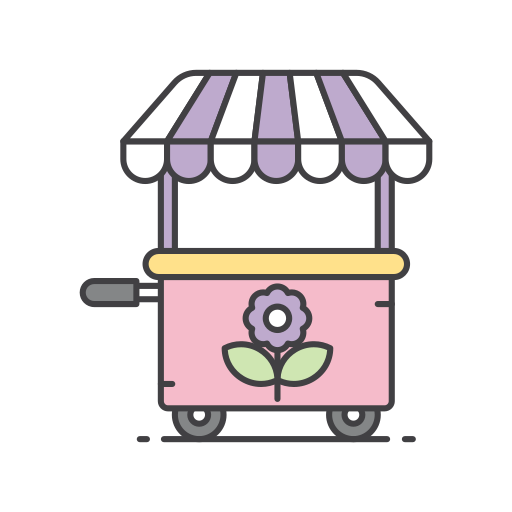 tienda de flores icono gratis