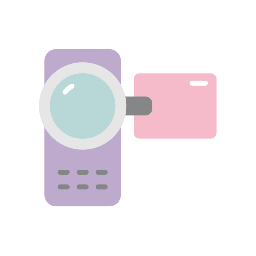 grabadora de vídeo icono gratis