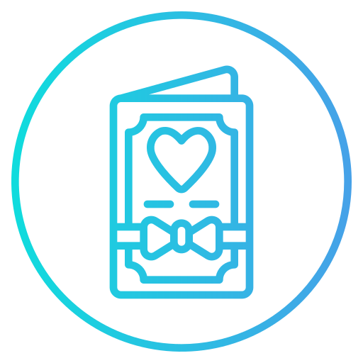 invitación de boda icono gratis