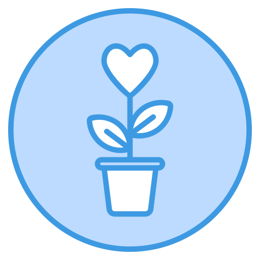 planta de amor icono gratis