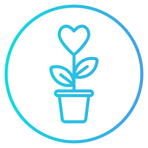 planta de amor icono gratis