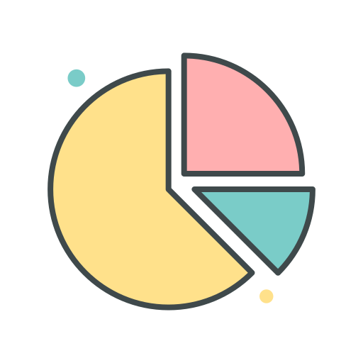 gráfico circular icono gratis