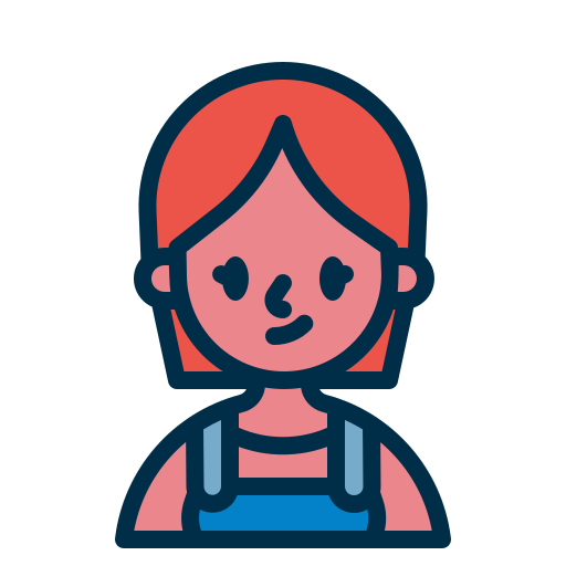 muchacha icono gratis