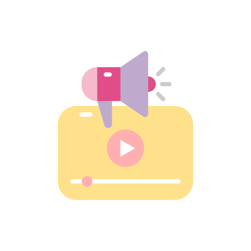 vídeo marketing icono gratis