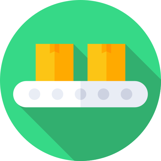 cinta transportadora icono gratis