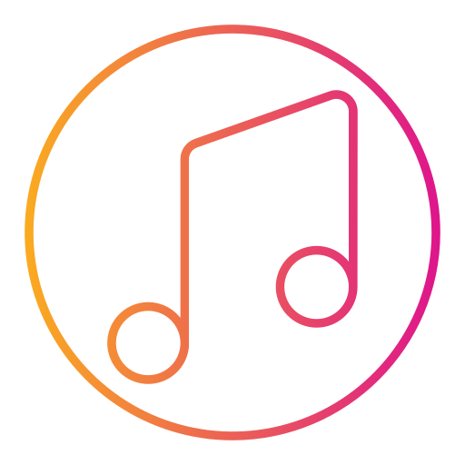 Music Generic Gradient icon