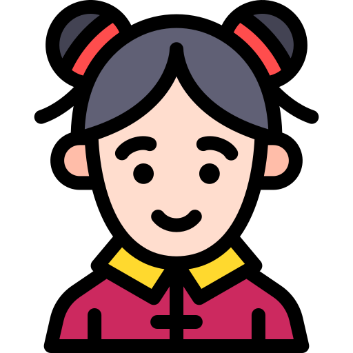 Girl Generic Outline Color icon