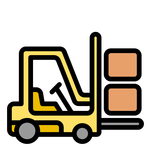 Forklift free icon