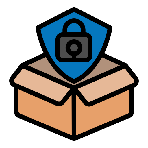 cajas de seguridad icono gratis