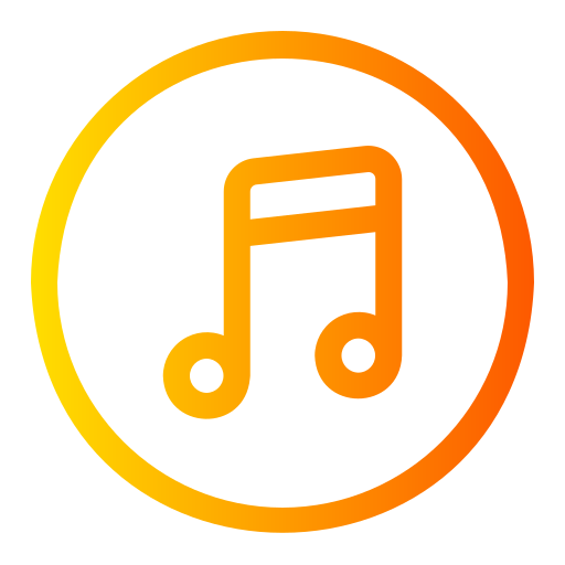 Music Generic Gradient icon