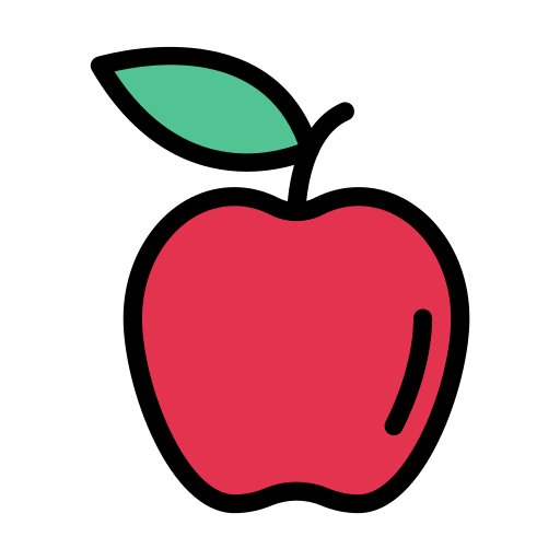 Apple Vector Stall Lineal Color icon