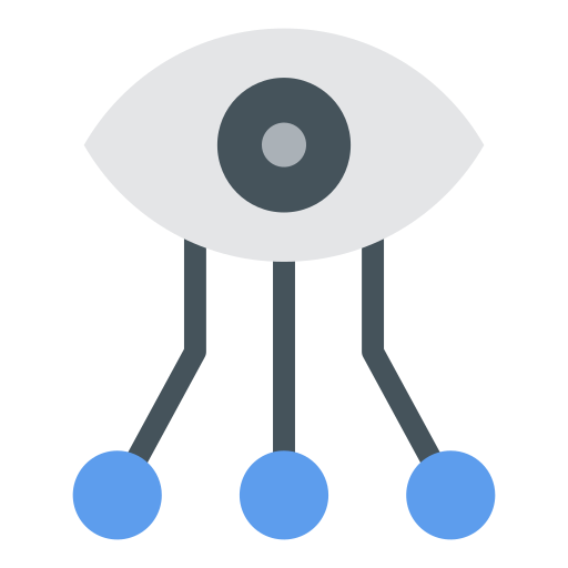 visión icono gratis