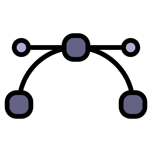bézier icono gratis