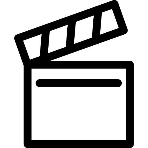 Clap de film - Icônes cinéma gratuites