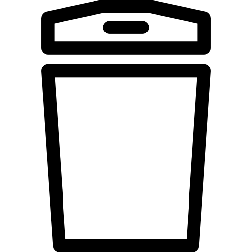 Rubbish bin icon