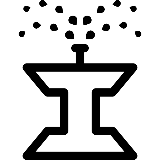 fuente pública icono gratis
