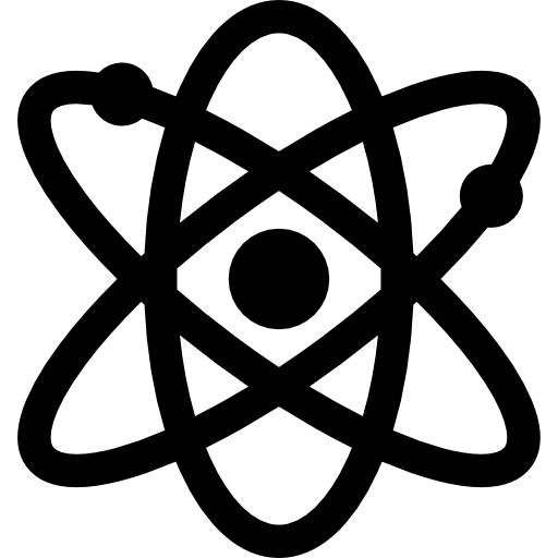 estructura atomica icono gratis