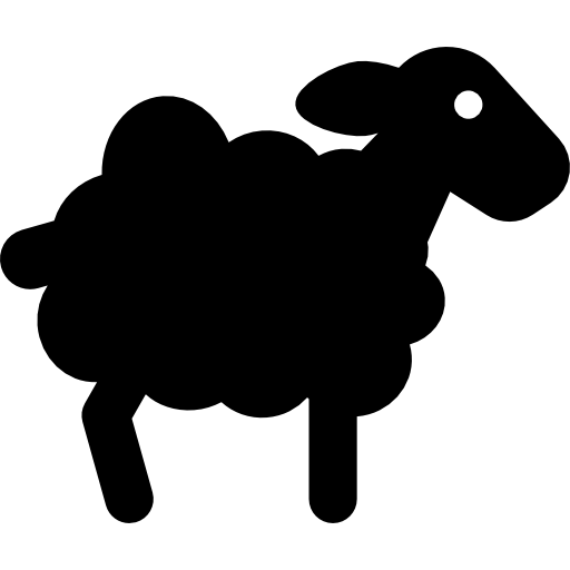 sheep side view