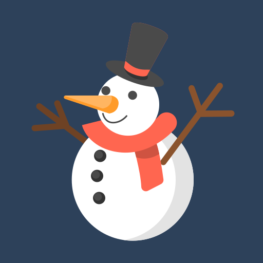 Snowman Flaticons.com Lineal Color icon