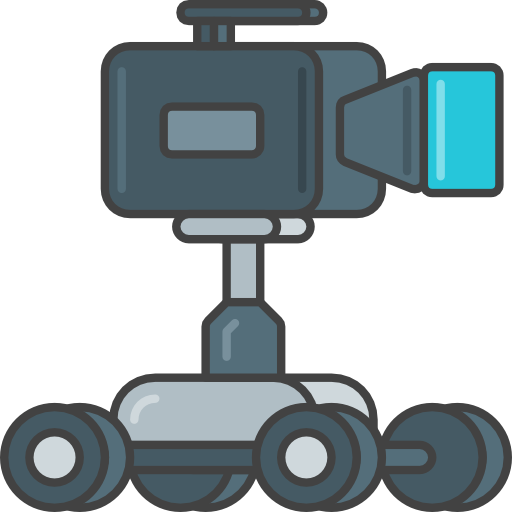 Camera dolly free icon Camera dolly free icon