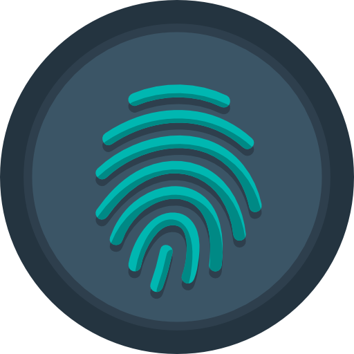 huella dactilar icono gratis