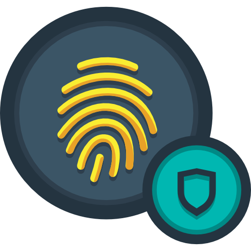 huella dactilar icono gratis