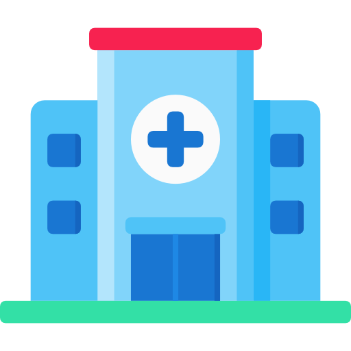 Hospital Flaticons.com Lineal Color icon