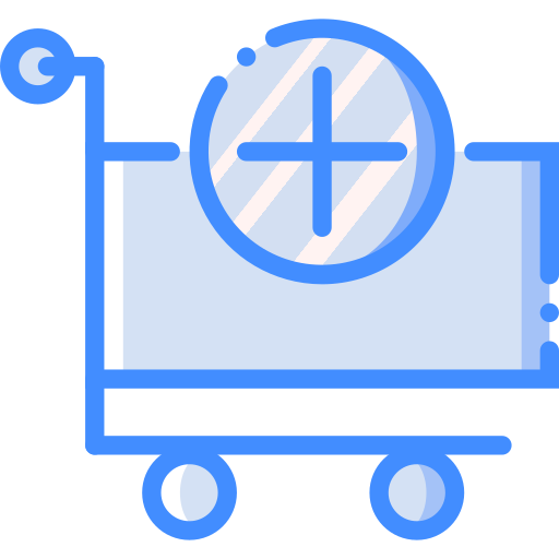 Shopping cart Basic Miscellany Blue icon