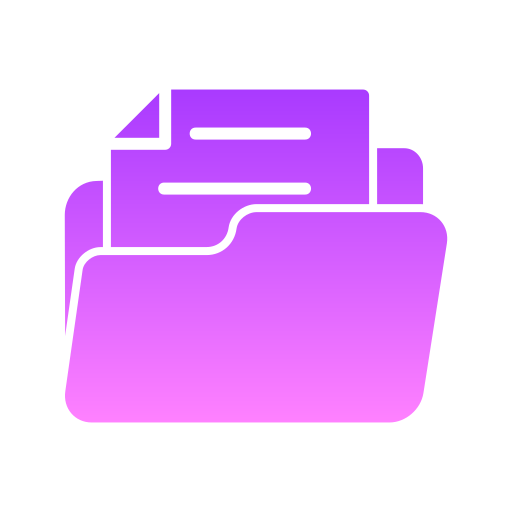 File explorer Generic Flat Gradient icon