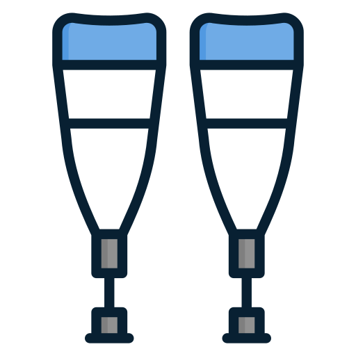 béquilles Icône gratuit