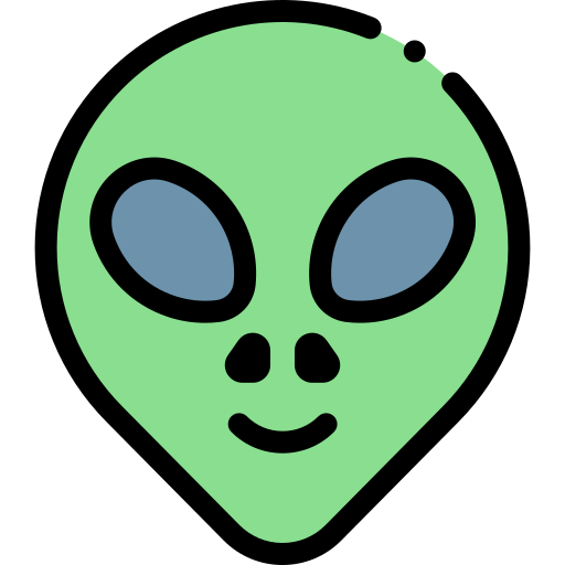 Alien Detailed Rounded Lineal color icon