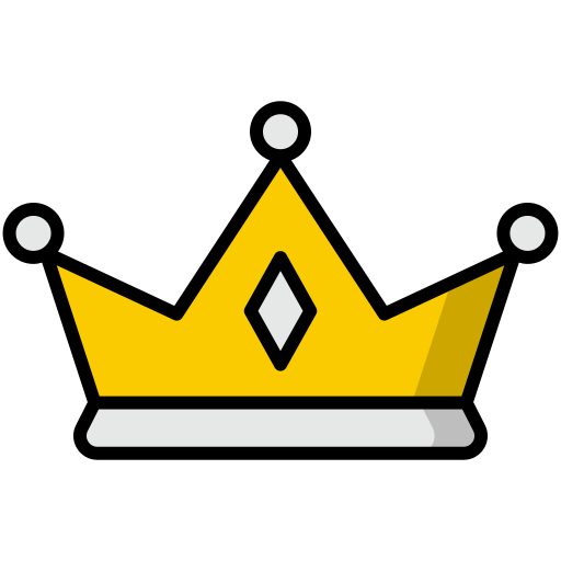 Crown Generic Outline Color icon