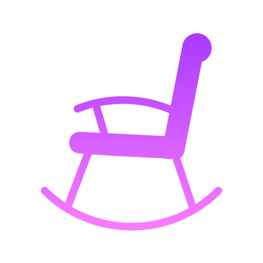 Rocking chair Generic Flat Gradient icon