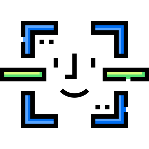 identificación de la cara icono gratis