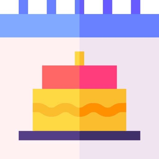 pastel de cumpleaños icono gratis