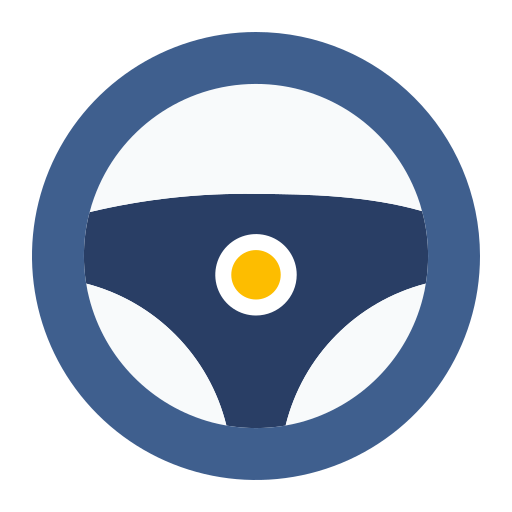 Steering wheel Generic Flat icon