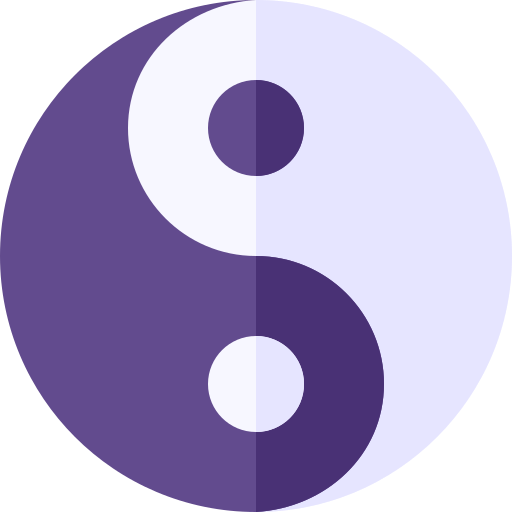 yin yang icono gratis