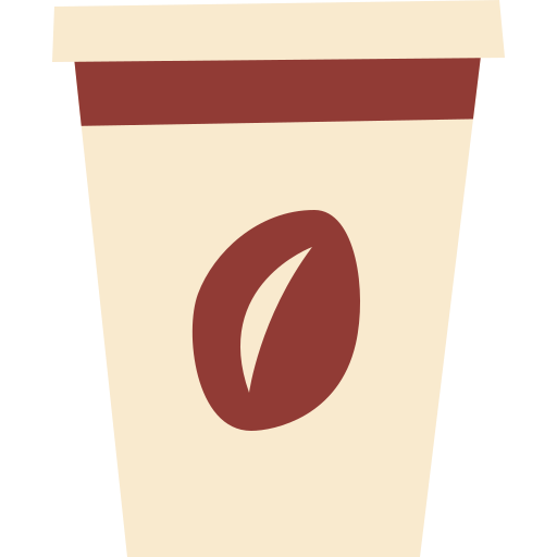 Coffee cup Cartoon Flat icon